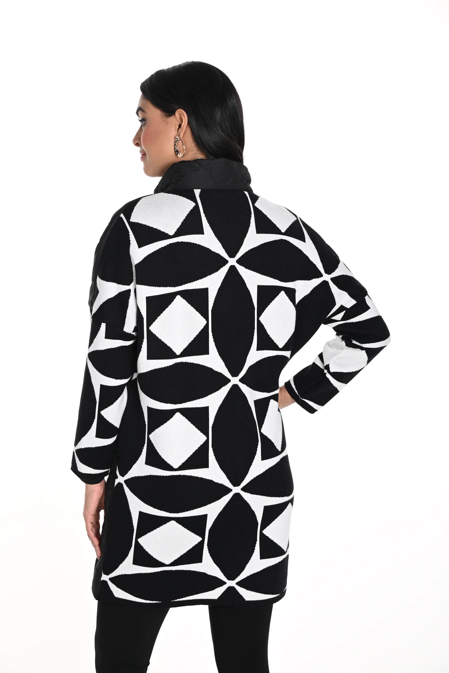 Frank Lyman Woven Print  Coat