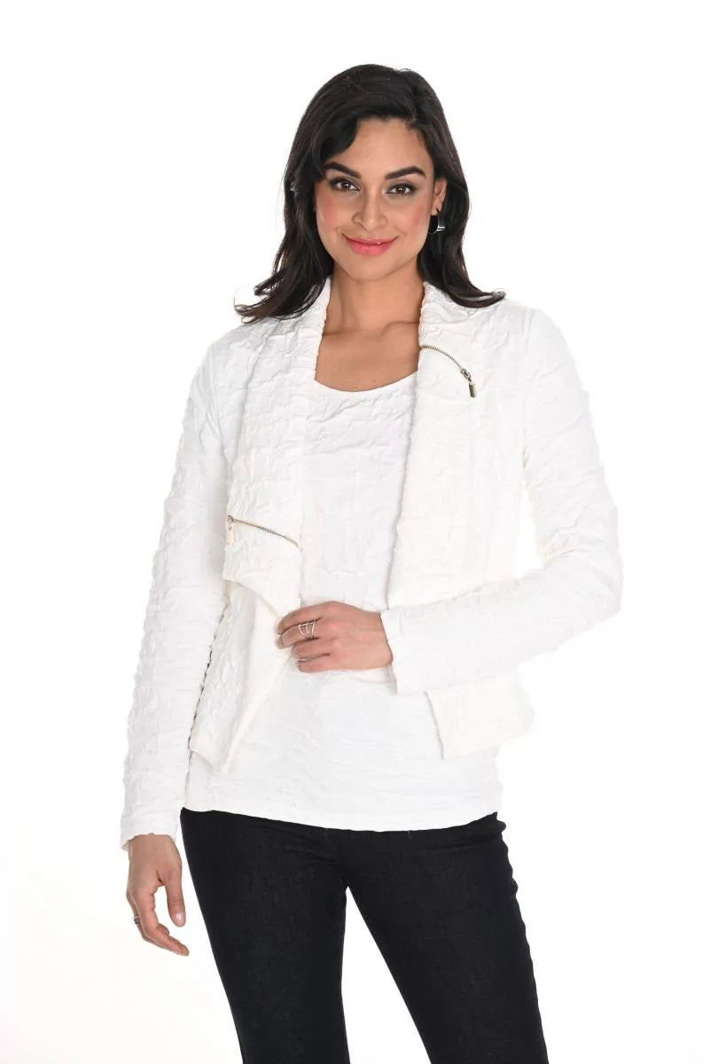 Frank Lyman Textured Top - Off White