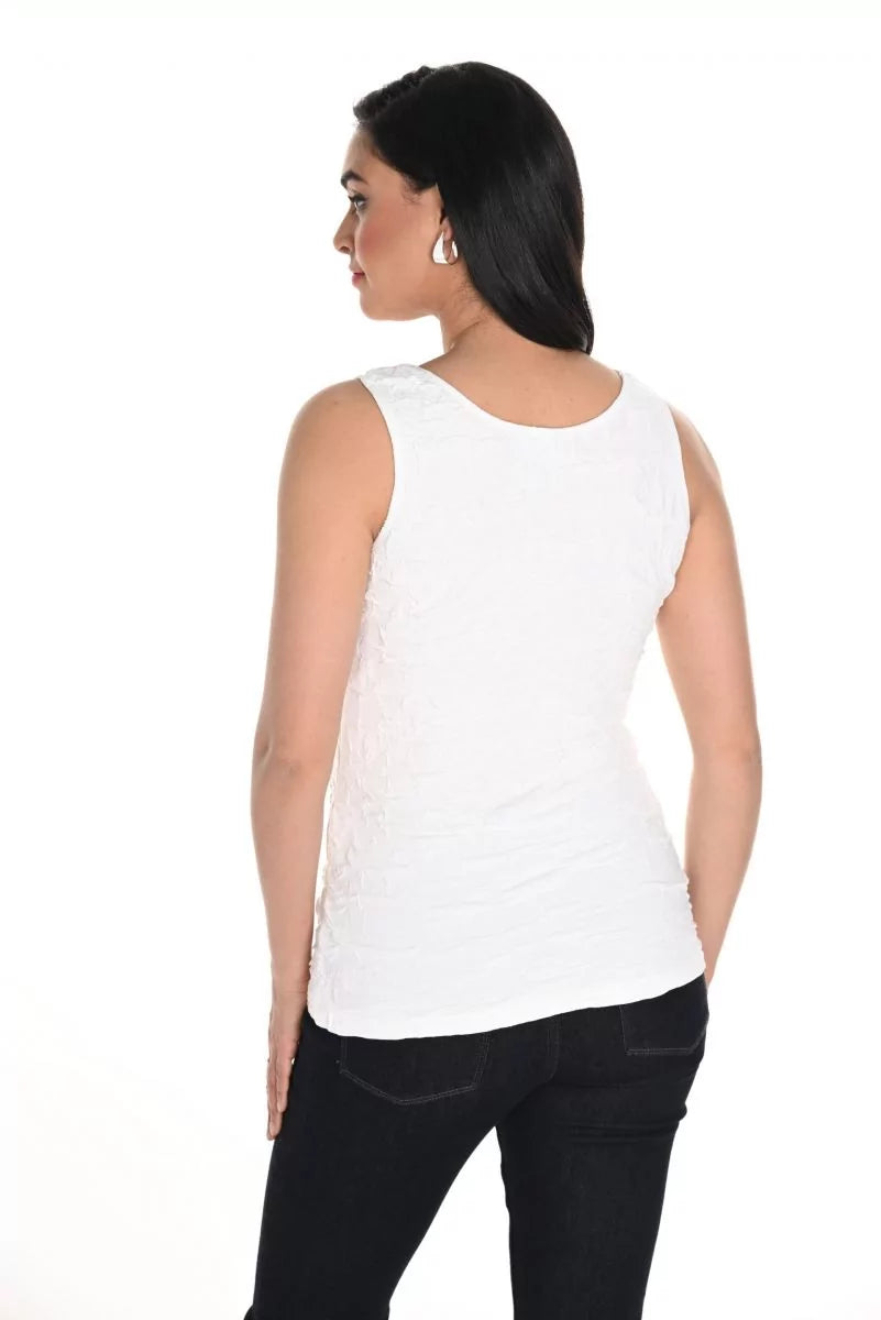 Frank Lyman Textured Top - Off White