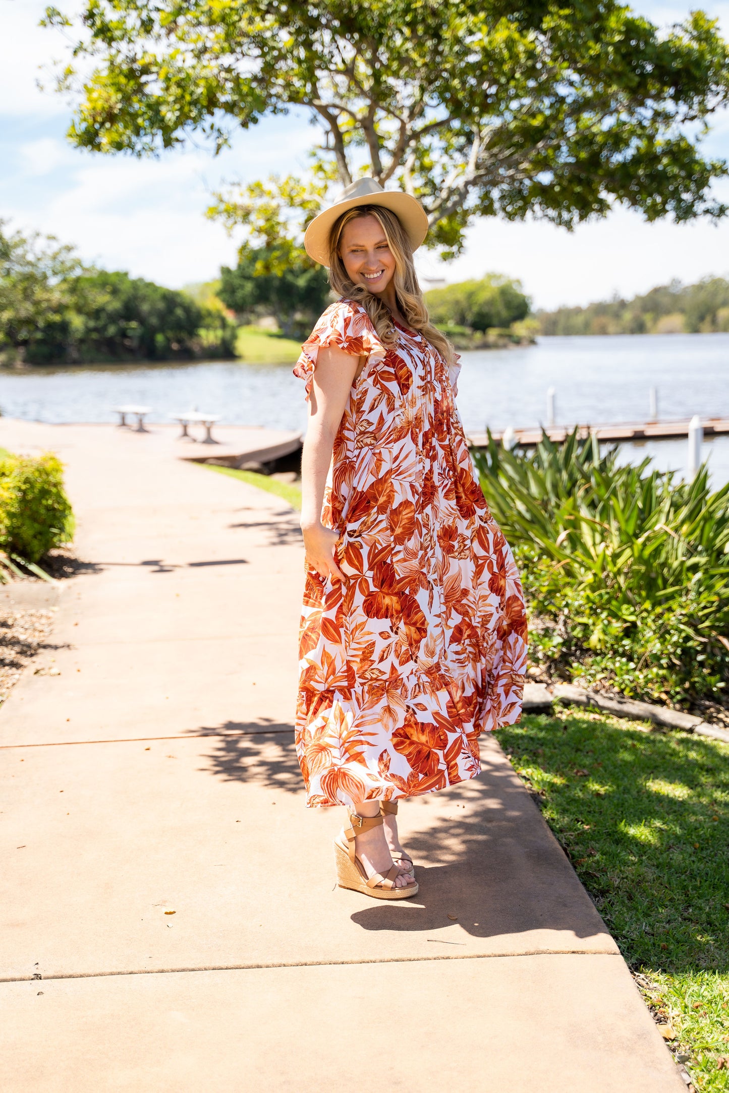 Ping Pong Print Dress