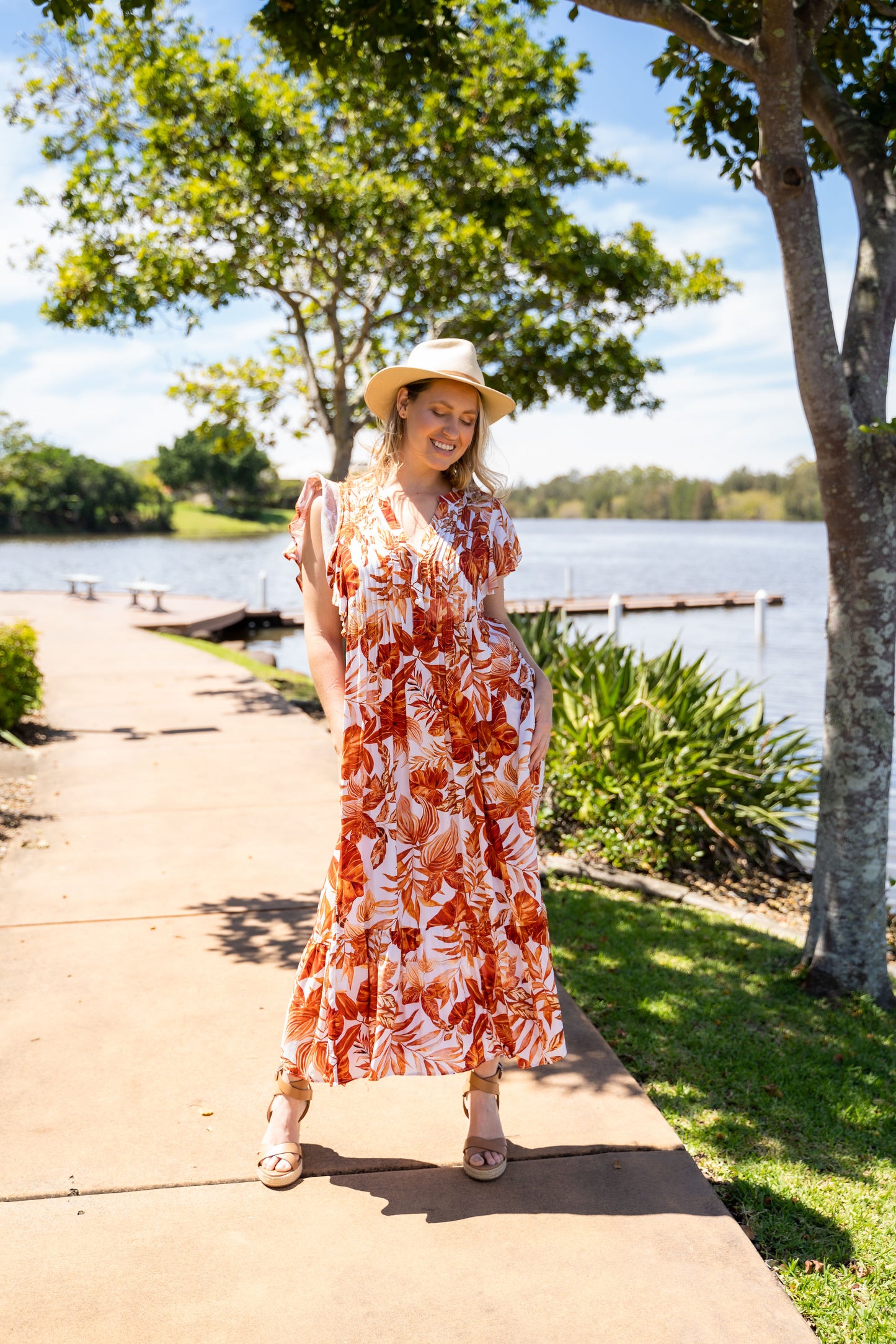 Ping Pong Print Dress