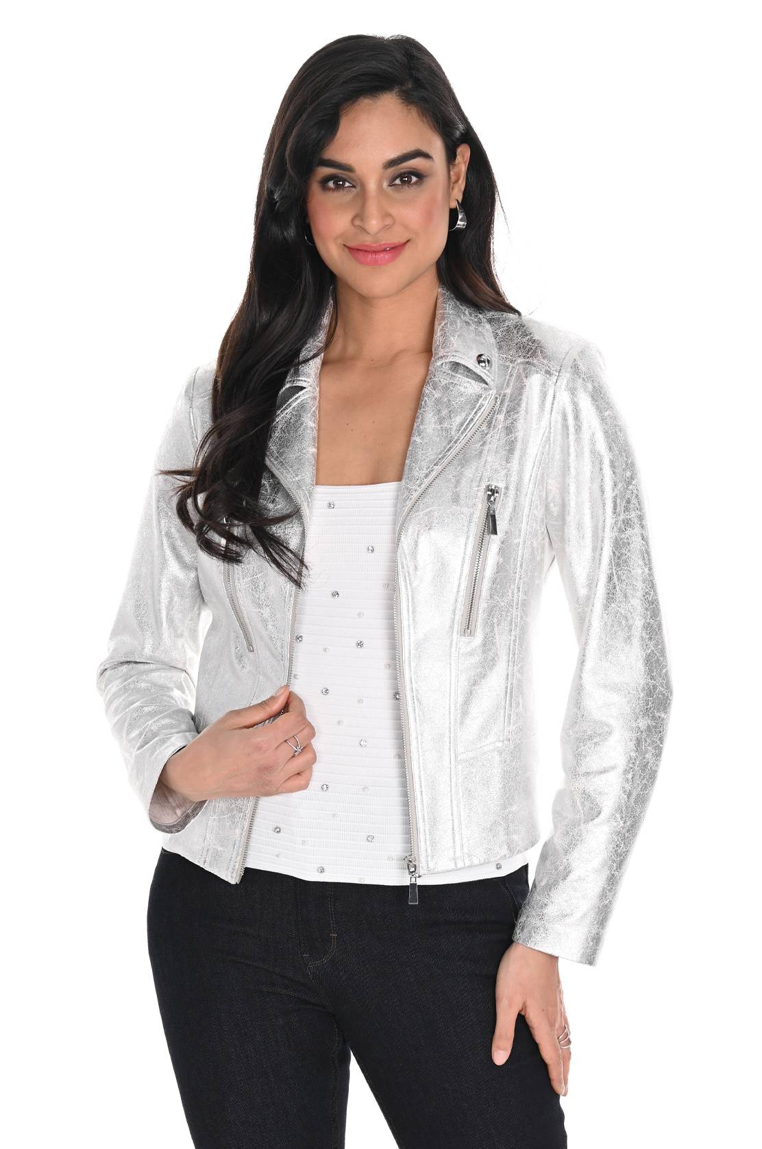 Frank Lyman Silver Jacket