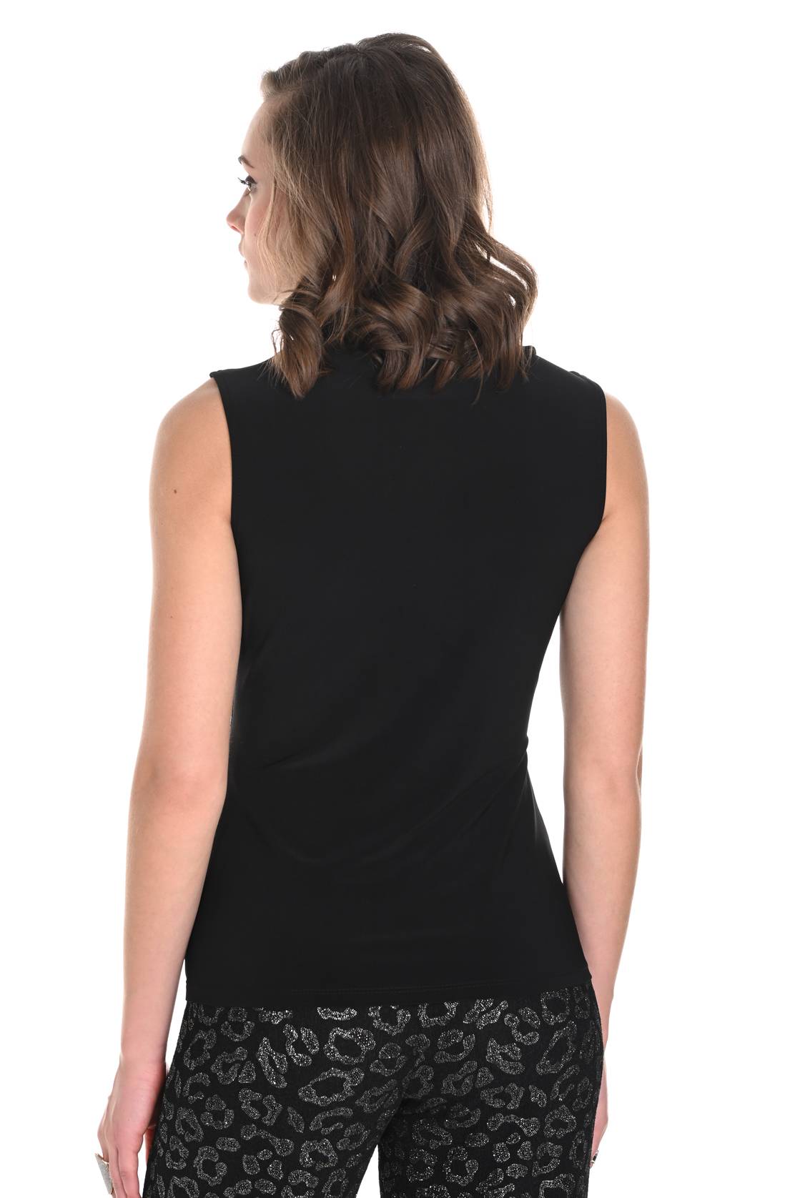 Frank Lyman Cowl Neck Top - Black