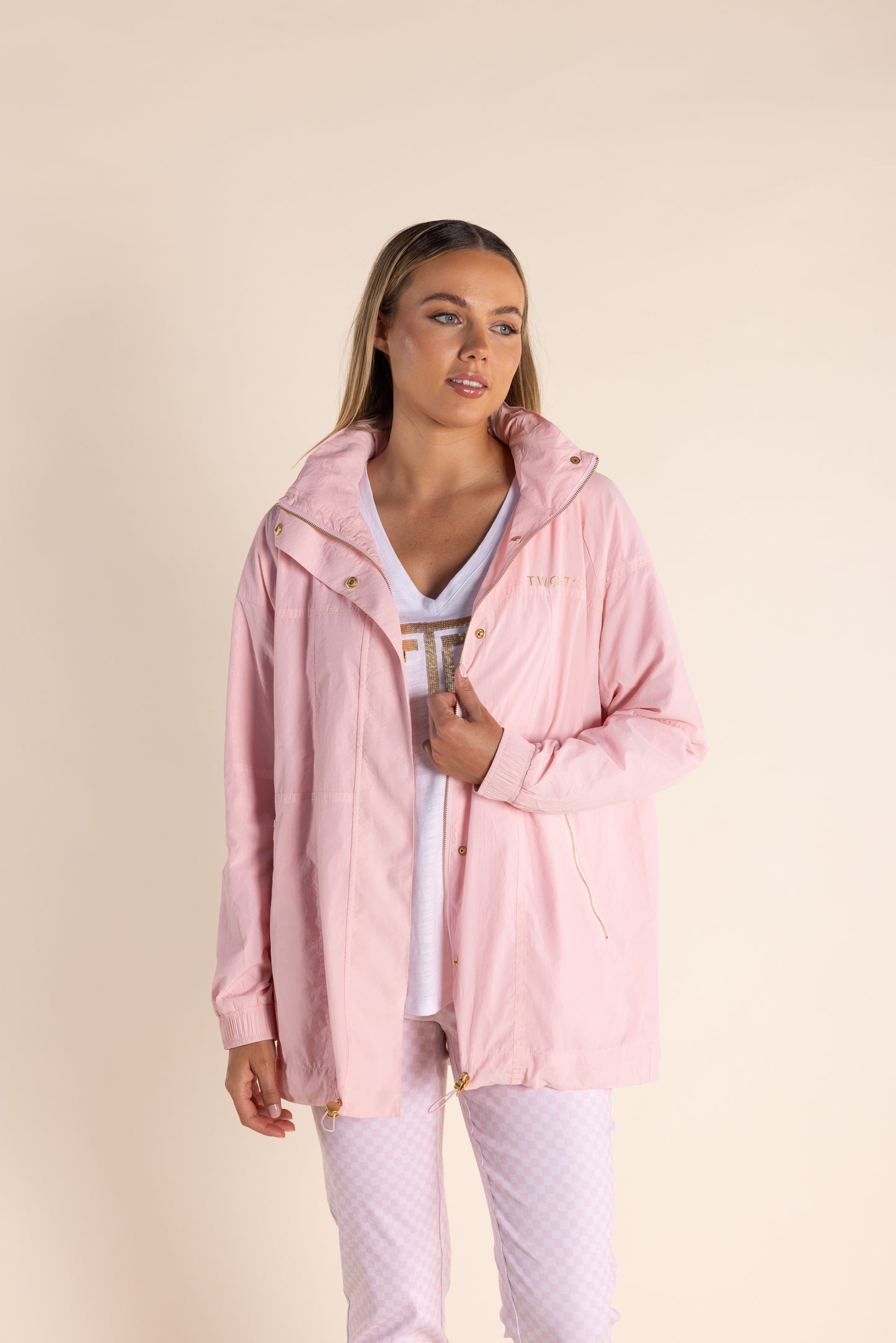 Two T's Spray Jacket - Pink Rose