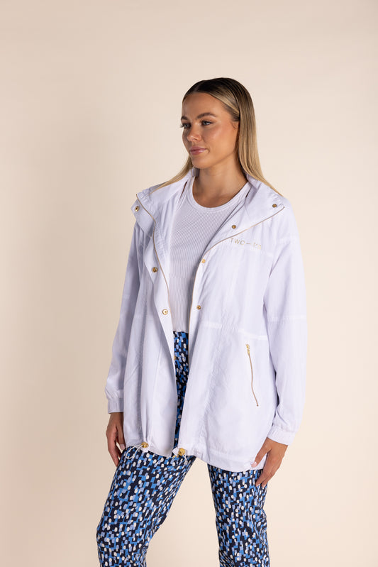 Two T's Spray Jacket - White